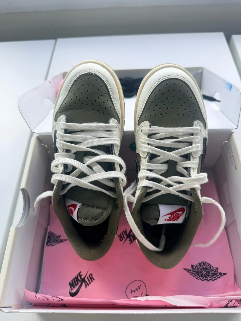 Travis Scott kids Jordan 1 retro low sneakers